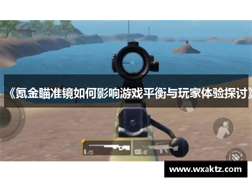 《氪金瞄准镜如何影响游戏平衡与玩家体验探讨》